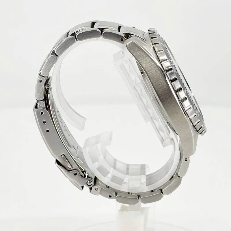 【美品】CITIZEN シチズン／エコドライブ E168-S111510／ソーラークォーツ／ステンレス／シルバー・ブルー