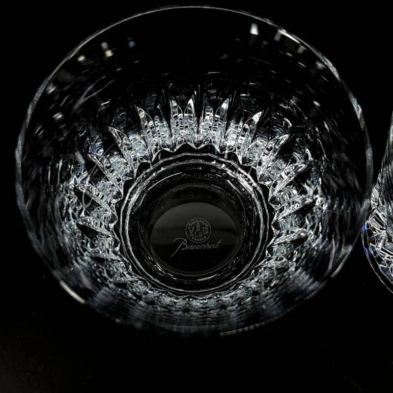 【美品・箱付き】Baccarat バカラ／ティアラ ペア タンブラー／クリスタルグラス／クリア／BC575