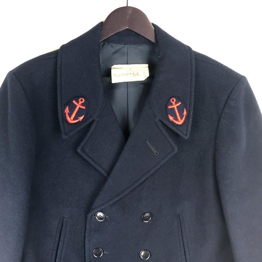 【ヴィンテージ】フランス軍／ピーコート ユーロミリタリー／M相当／ネイビー