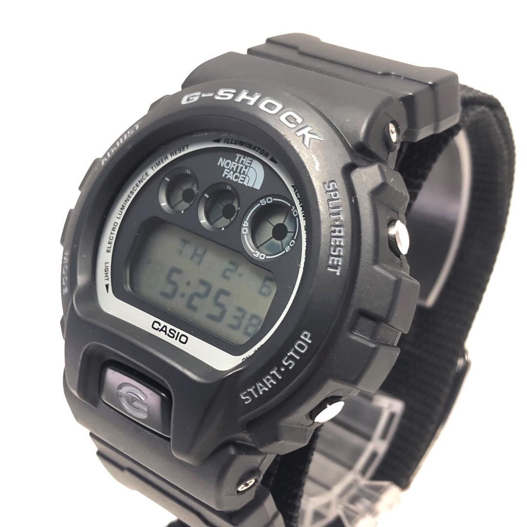 【美品・箱付】CASIO カシオ／G-SHOCK THE NORTH FACE Supreme コラボ DW-6900NS／クォーツ／樹脂／ブラック