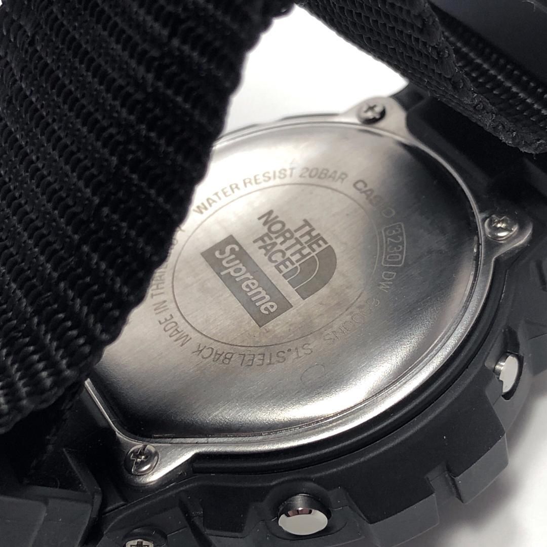 【美品・箱付】CASIO カシオ／G-SHOCK THE NORTH FACE Supreme コラボ DW-6900NS／クォーツ／樹脂／ブラック