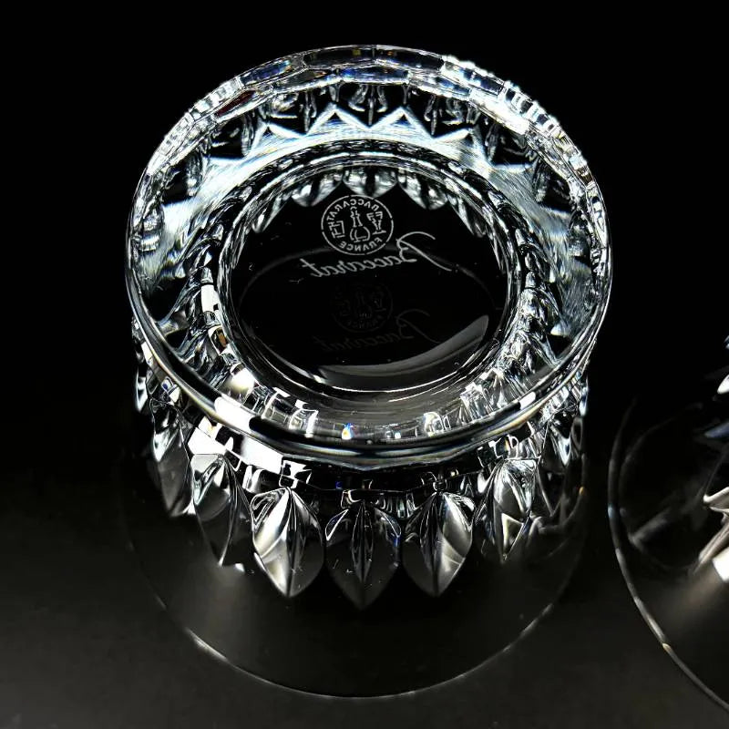 【美品・箱付き】Baccarat バカラ／ティアラ ペア タンブラー／クリスタルグラス／クリア／BC575