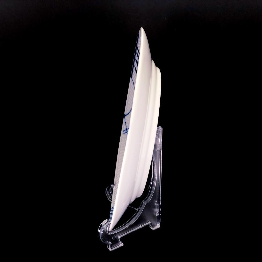 【美品】Royal Copenhagen ロイヤルコペンハーゲン／ブルーフルーテッド メガ プレート 大皿／28cm／RB2／陶器／ホワイト・ブルー