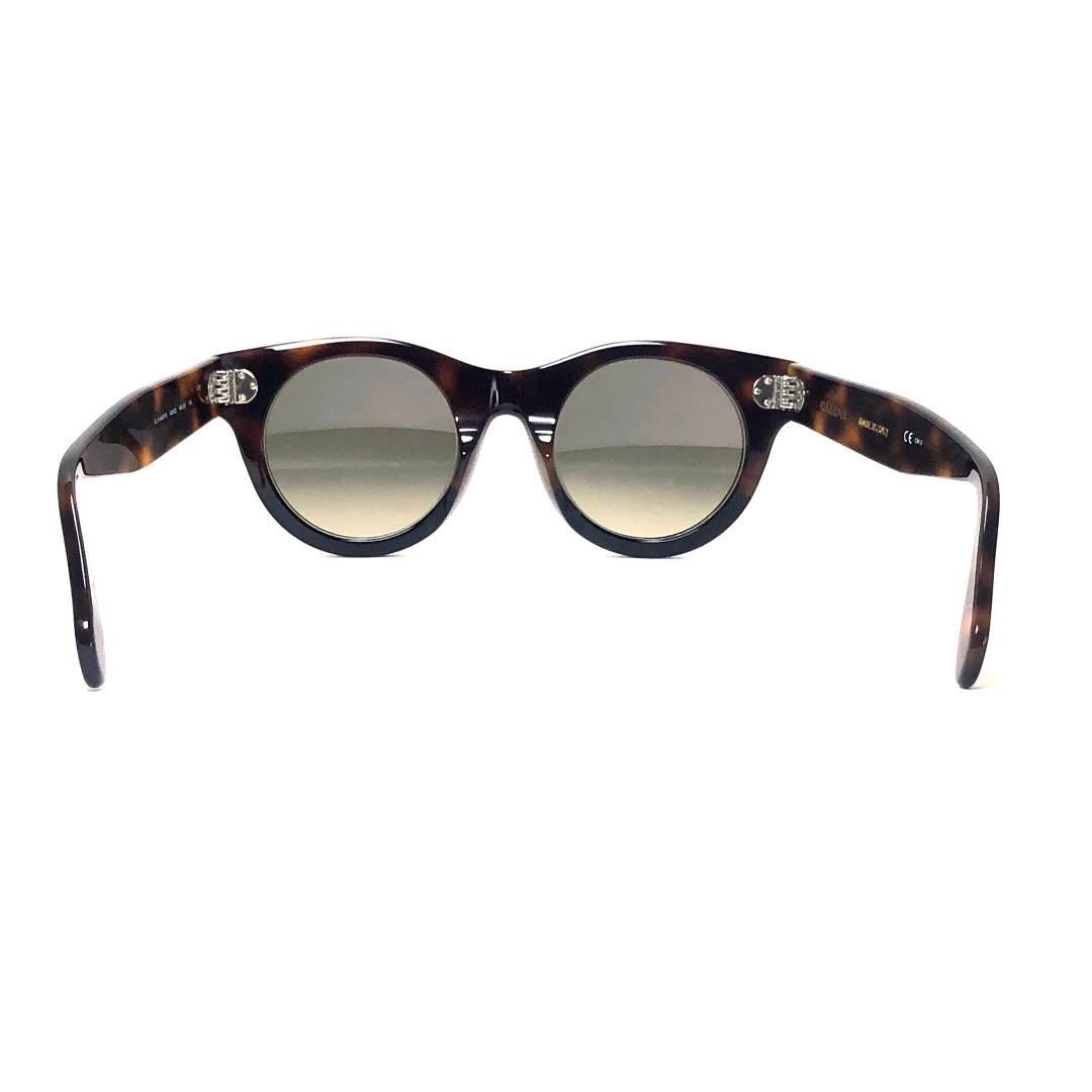 【ソフトケース付き】CELINE セリーヌ／サングラス 41440 F S／48□25 145／アセテート／ブラック・ブラウン