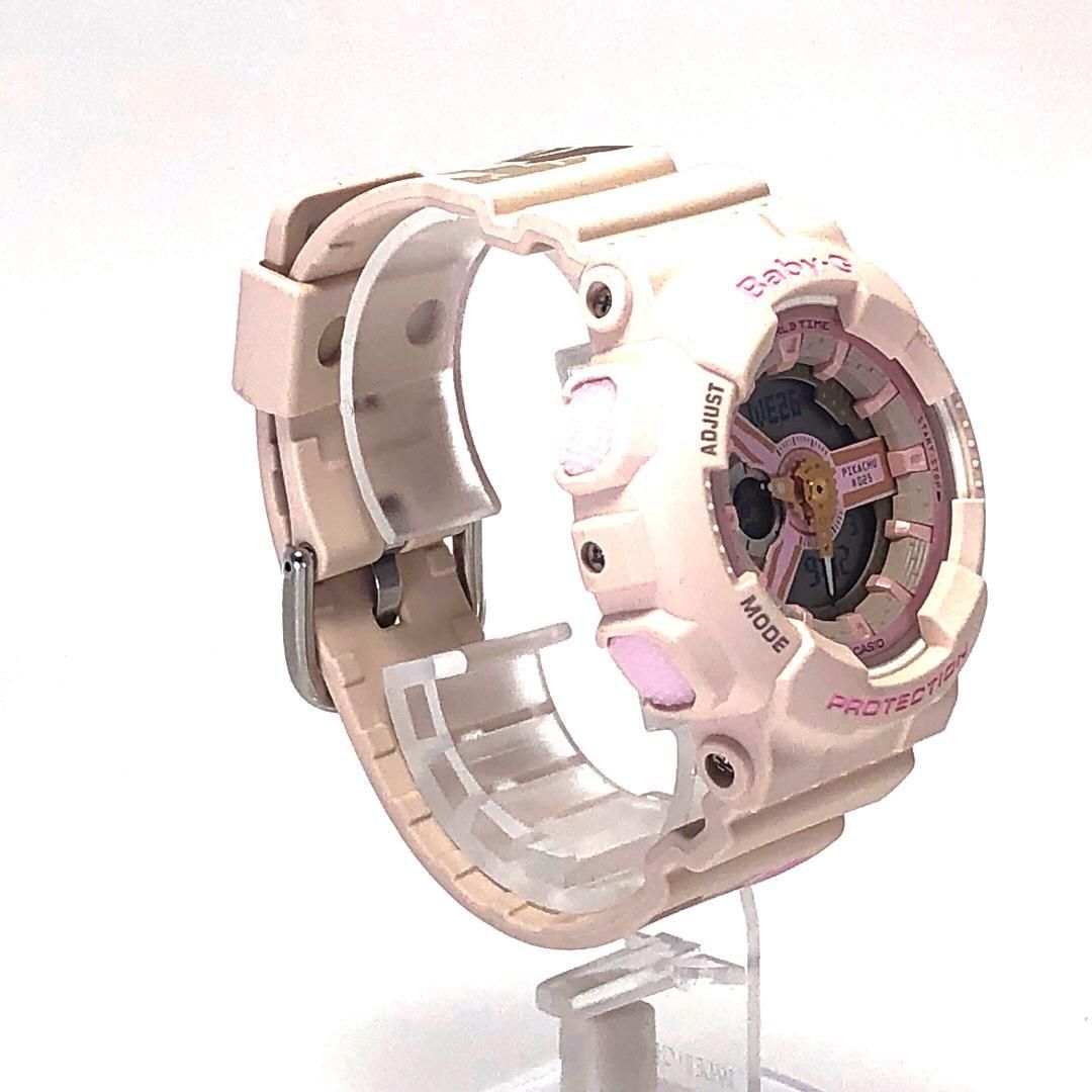 【美品】CASIO カシオ／Baby-G ピカチュウコラボ BA-110PKC-4AJR／クォーツ／POKEMON ポケモン／樹脂／ピンク