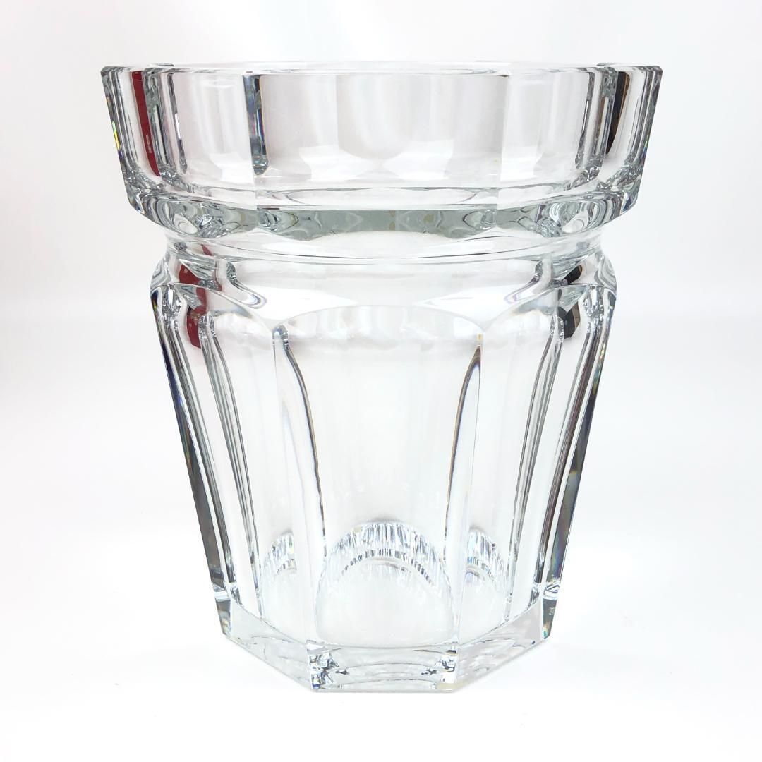 【大型・美品・ケース付き】Baccarat バカラ／シャンパン バケット／ムーランルージュ／クリスタルグラス／クリア