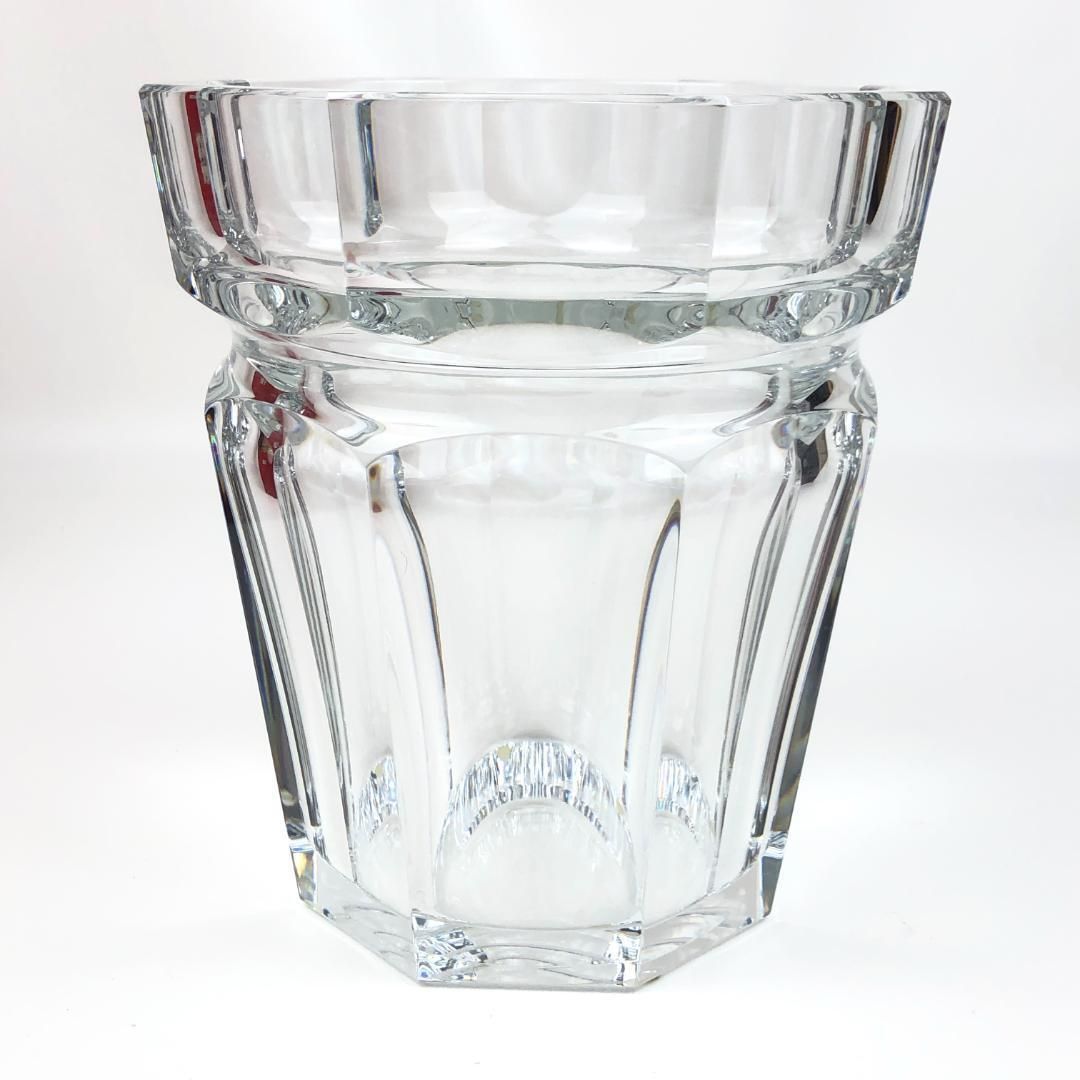 【大型・美品・ケース付き】Baccarat バカラ／シャンパン バケット／ムーランルージュ／クリスタルグラス／クリア