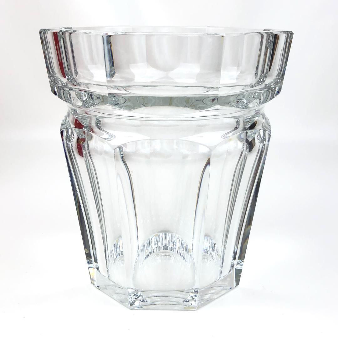 【大型・美品・ケース付き】Baccarat バカラ／シャンパン バケット／ムーランルージュ／クリスタルグラス／クリア
