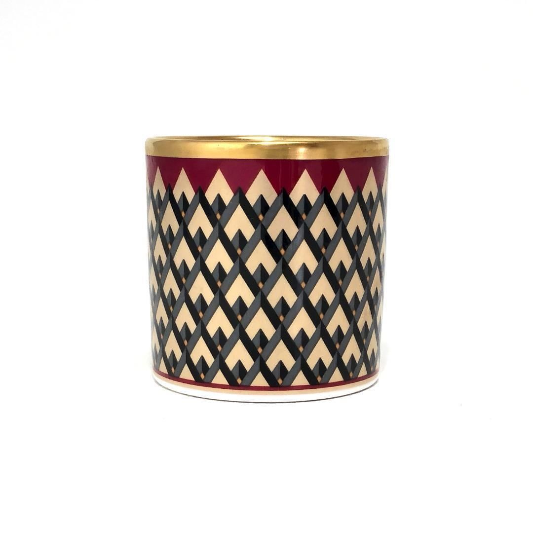 【希少・美品】Noritake ノリタケ／スタジオコレクション 金彩 カップ＆ソーサー／陶器／レッド ゴールド