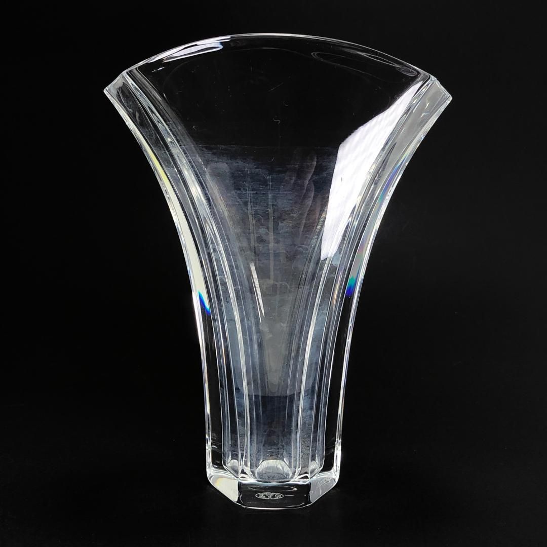 Baccarat  バカラ／ギンコ フラワーベース 花瓶／クリスタルグラス／クリア／BC259