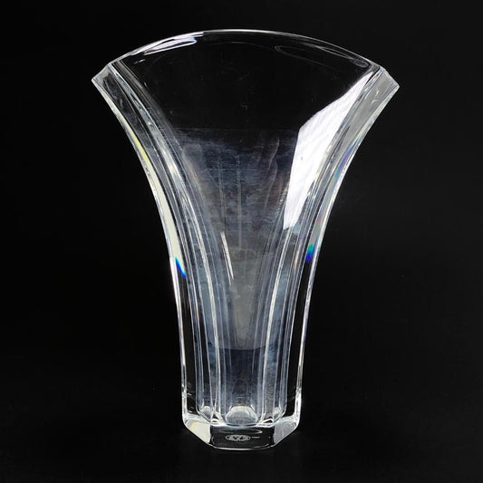 Baccarat  バカラ／ギンコ フラワーベース 花瓶／クリスタルグラス／クリア／BC259