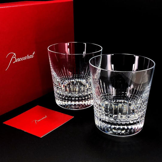 【美品・箱付き】Baccarat バカラ／ナンシー ペア タンブラー／グラス／クリア／BC311