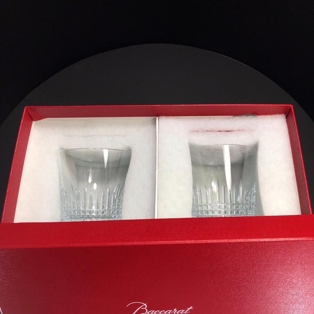 【美品・箱付き】Baccarat バカラ／ナンシー ペア タンブラー／グラス／クリア／BC311