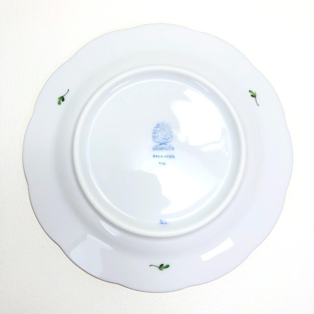 【美品】HEREND ヘレンド／小皿／エリザベートの薔薇 金彩 プレート 3枚セット／陶器／ホワイト／HE02