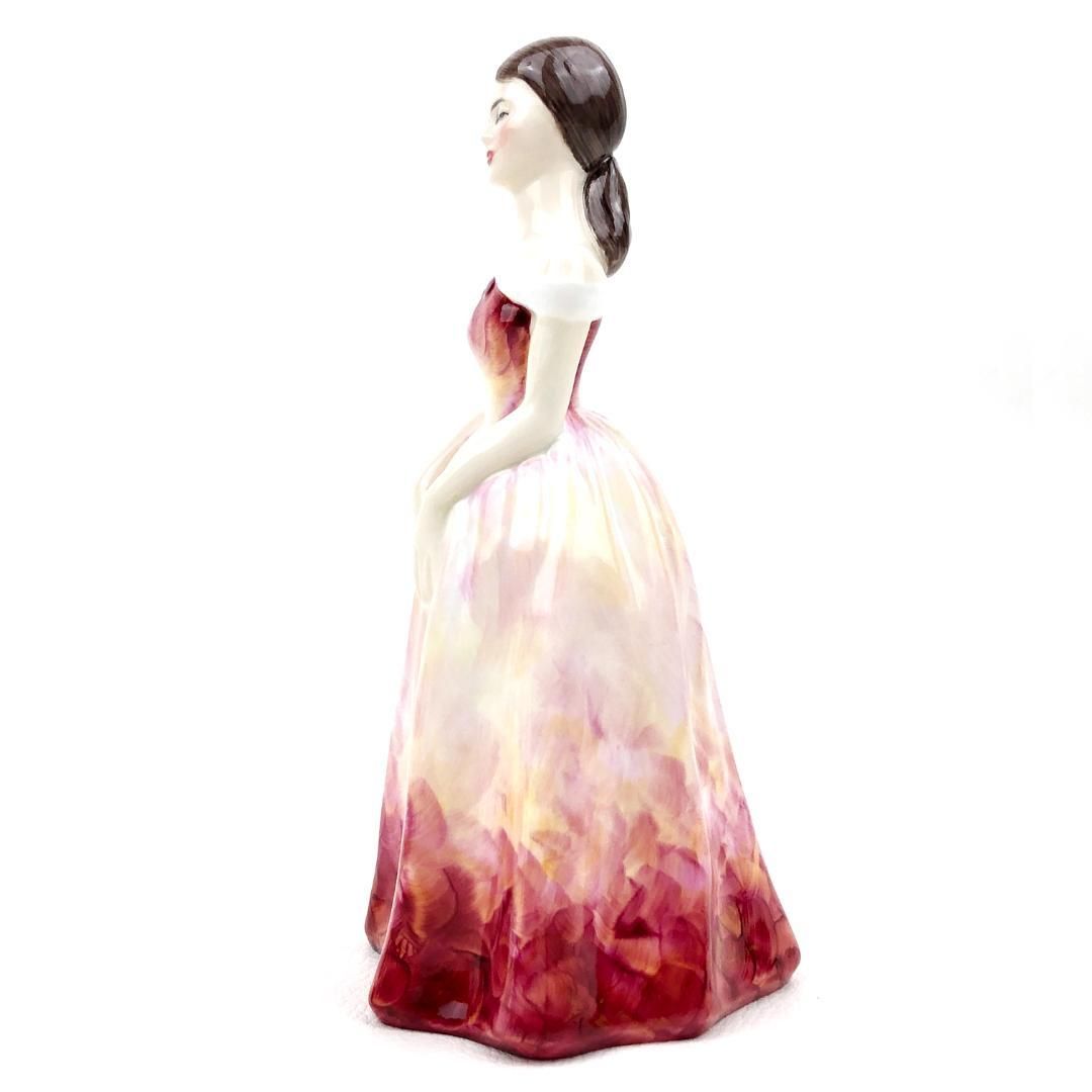 【1976年製】フランチェスカ／陶器製人形 イギリス製 女性 人形／ボーンチャイナ／マルチカラー