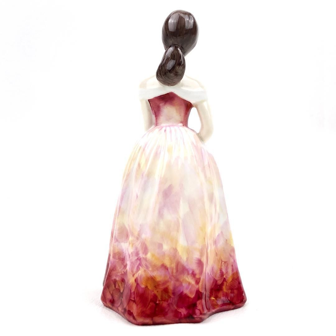 【1976年製】フランチェスカ／陶器製人形 イギリス製 女性 人形／ボーンチャイナ／マルチカラー