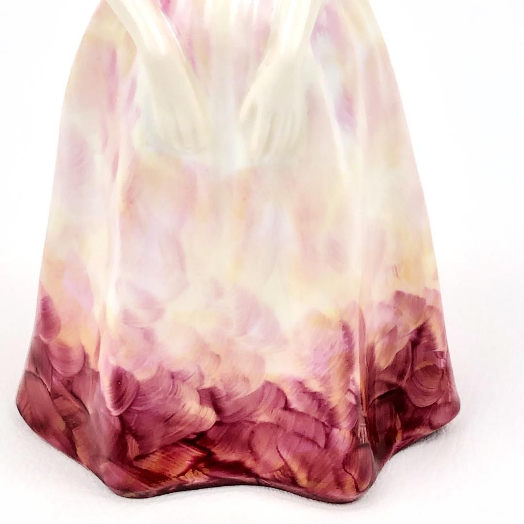 【1976年製】フランチェスカ／陶器製人形 イギリス製 女性 人形／ボーンチャイナ／マルチカラー