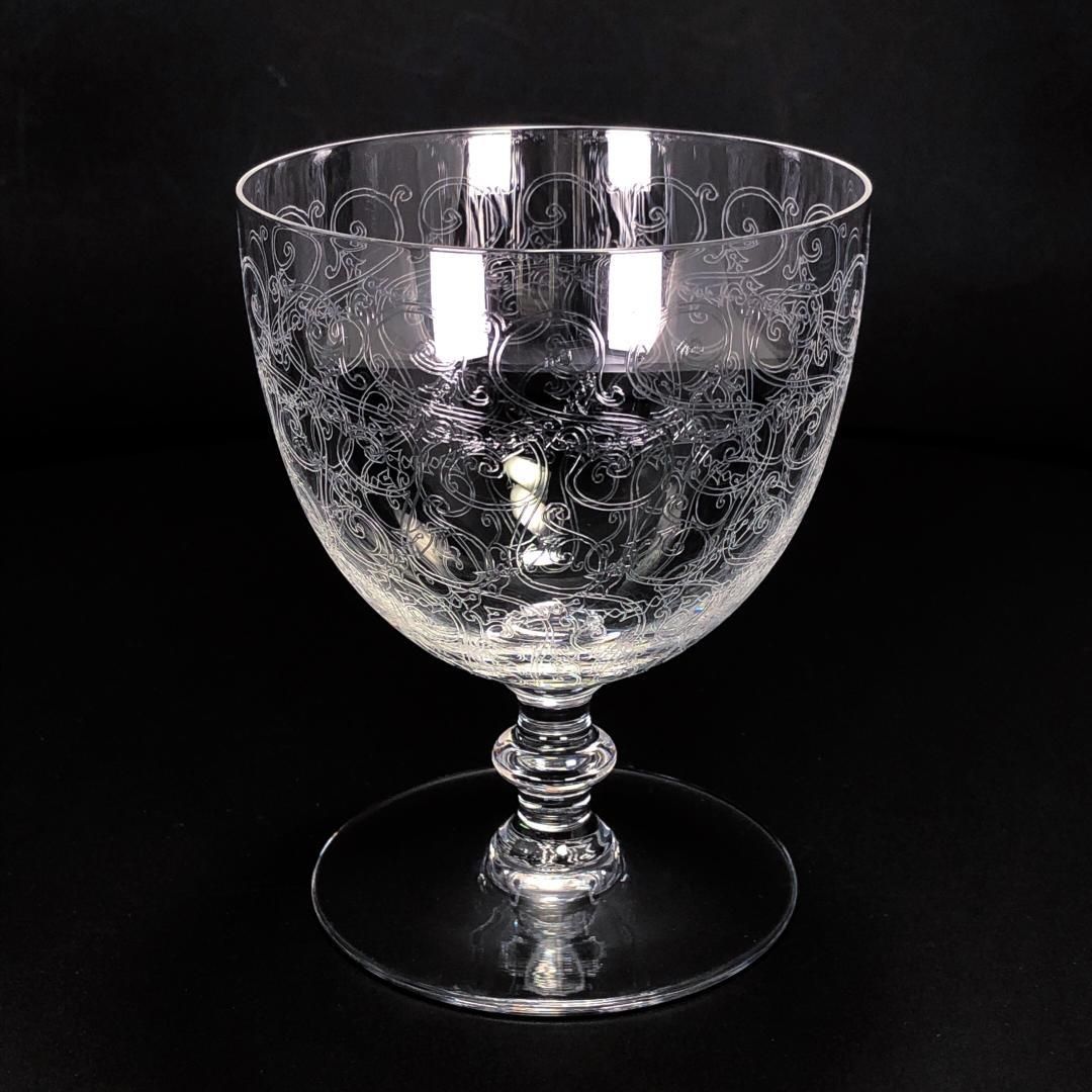 【美品】Baccarat バカラ／ローハン ワイングラス／クリスタルグラス／クリア／BC321