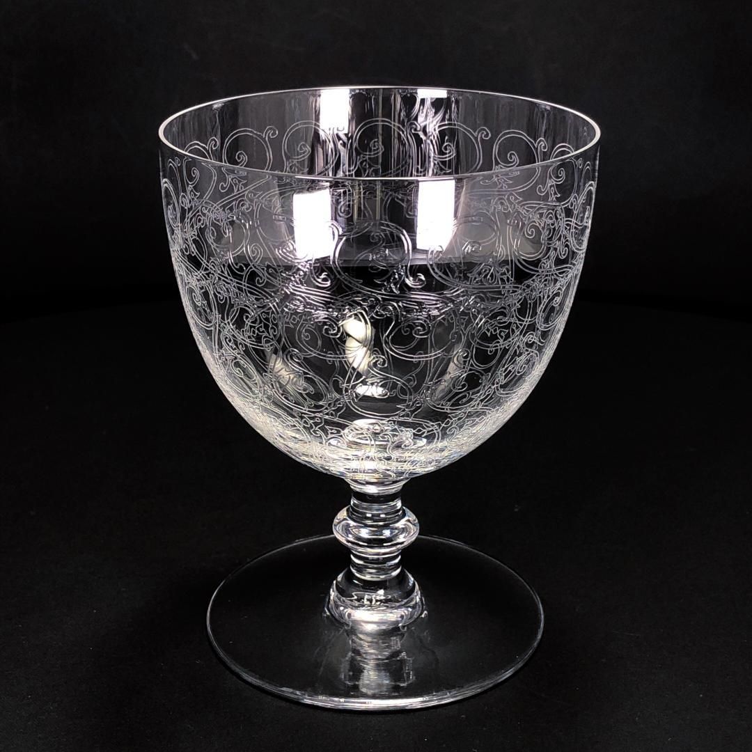 【美品】Baccarat バカラ／ローハン ワイングラス／クリスタルグラス／クリア／BC321
