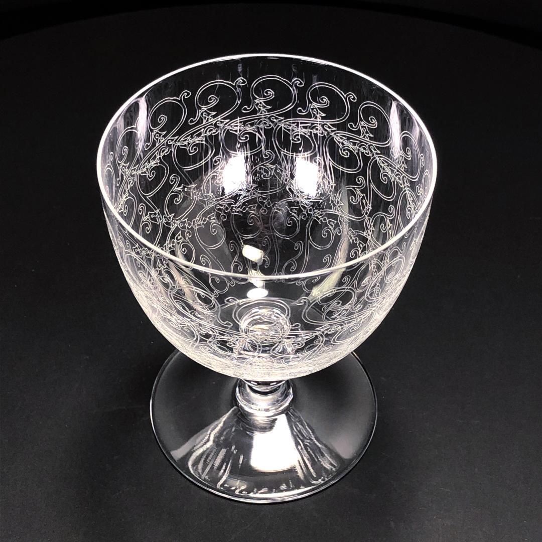 【美品】Baccarat バカラ／ローハン ワイングラス／クリスタルグラス／クリア／BC321