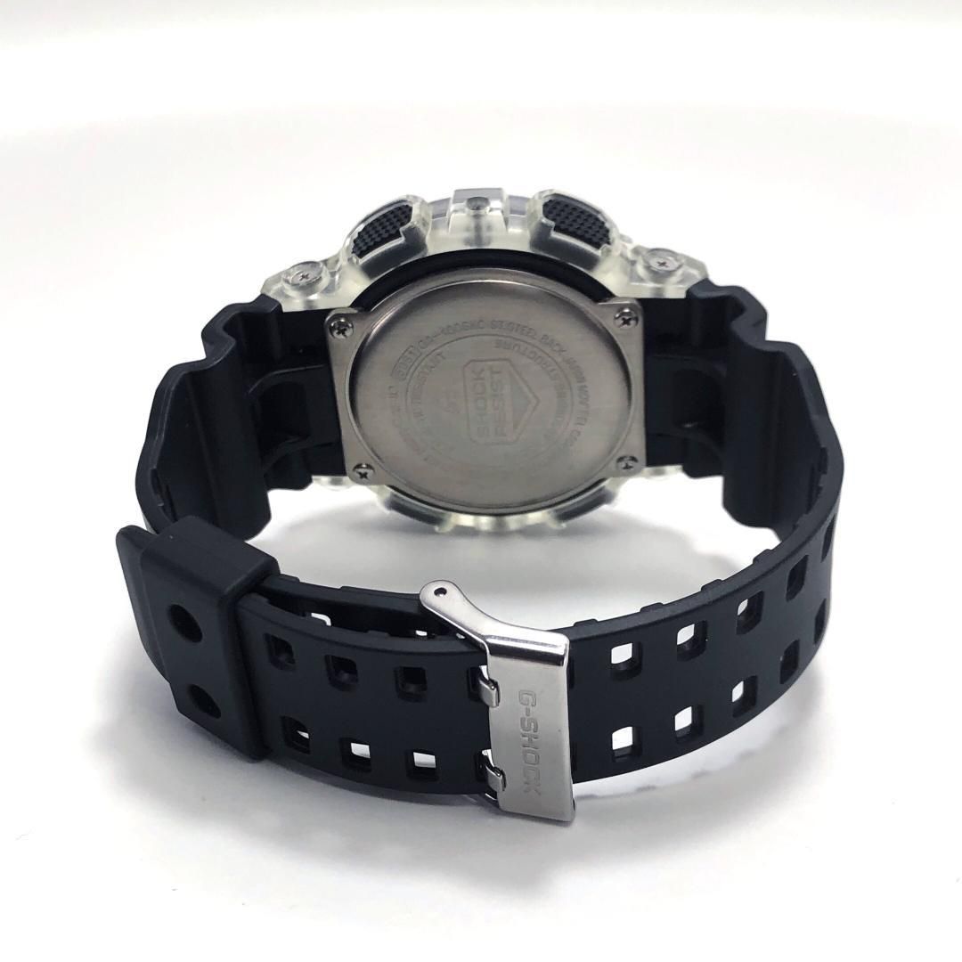 【美品・箱・取説付き】CASIO カシオ／G-SHOCK GA-100SKC／クォーツ／樹脂／ブラック・クリア