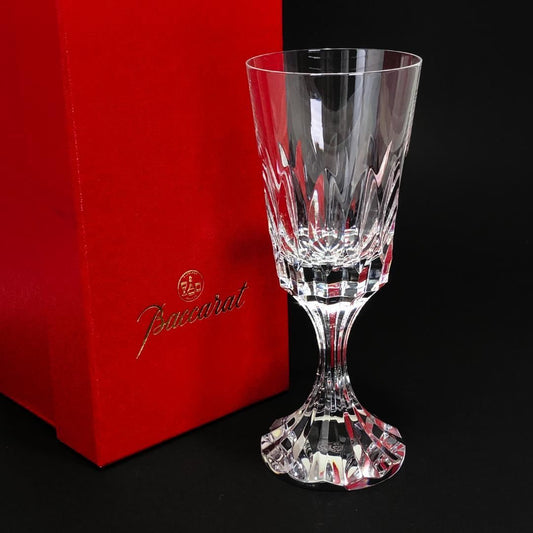 【希少・箱付き】Baccarat  バカラ／アサス ウォーターゴブレット／クリスタルグラス／クリア／BC217