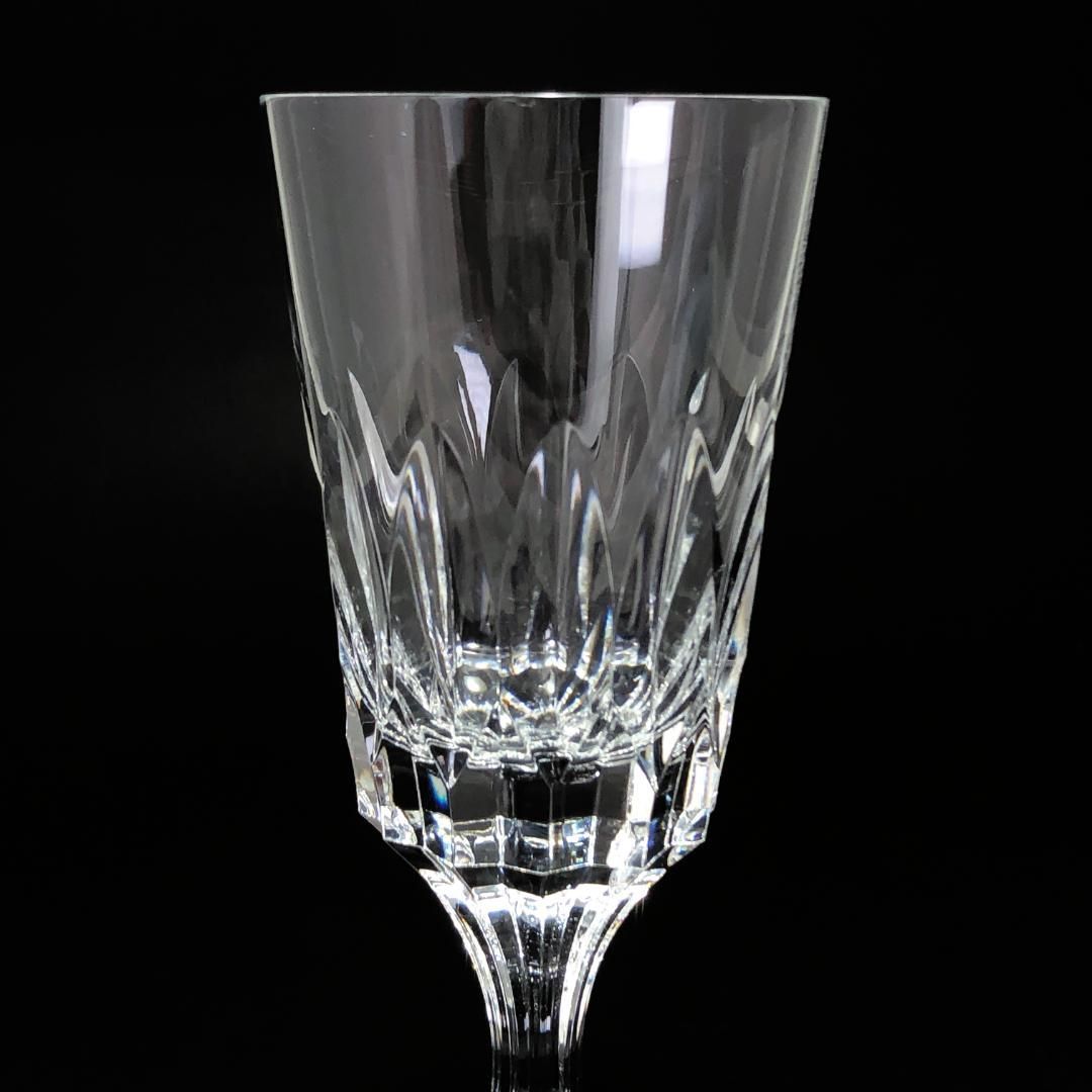 【希少・箱付き】Baccarat  バカラ／アサス ウォーターゴブレット／クリスタルグラス／クリア／BC217