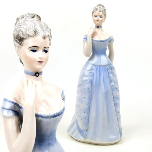 coalport コールポート／陶器製人形 イギリス製 女性 人形／ボーンチャイナ／マルチカラー