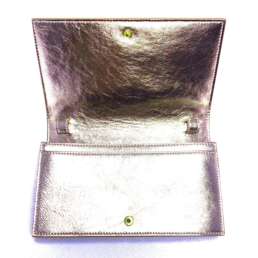 【美品・箱・保管袋付】Charlotte Olympia シャルロットオリンピア／ショルダーバッグ／猫／レザー／シャンパン ピンク