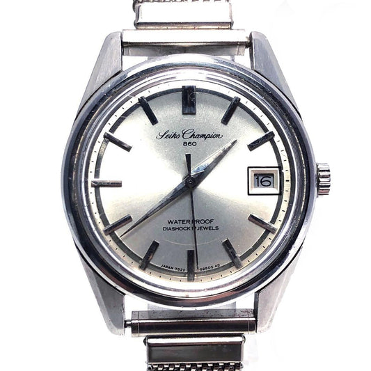 SEIKO セイコー／チャンピオン 860 カレンダー 7622-8981／手巻き／ステンレス／シルバー
