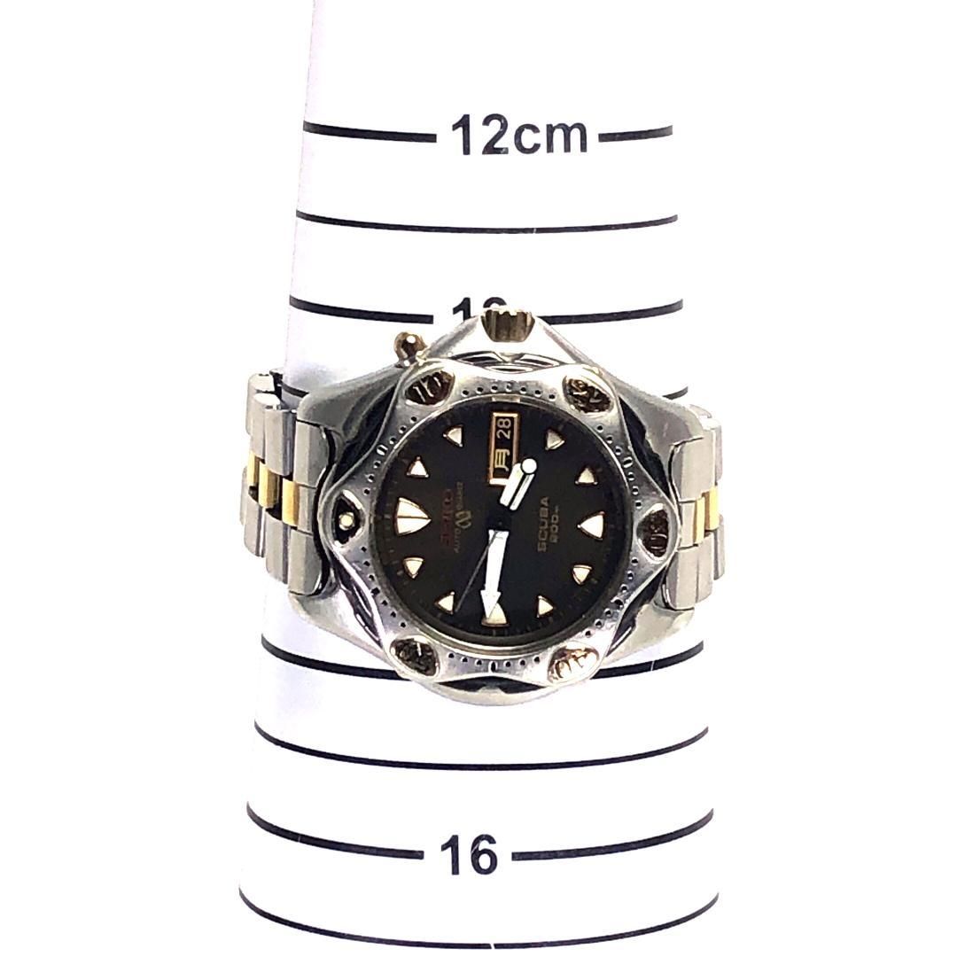 【美品・箱付き】SEIKO セイコー／スキューバ 200m 5M23-7A00／オートクォーツ／ステンレス／シルバー・ゴールド