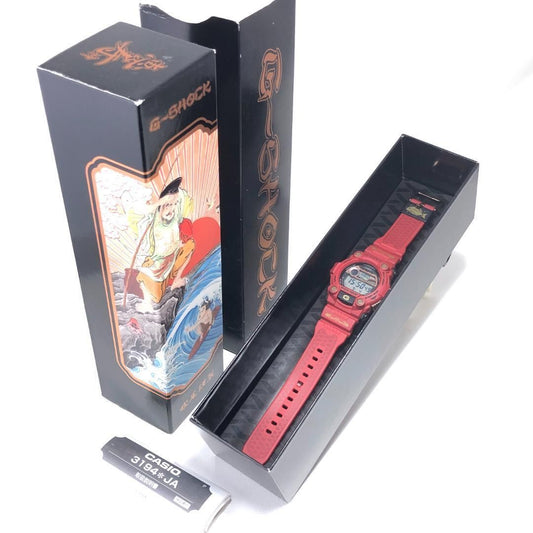 【美品・箱・説明書付】CASIO カシオ／メンズ 腕時計／G-SHOCK G-7900SLG 七福神 恵比寿／クォーツ／樹脂／レッド