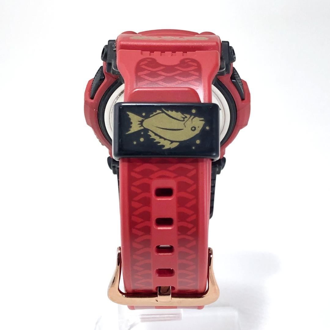 【美品・箱・説明書付】CASIO カシオ／メンズ 腕時計／G-SHOCK G-7900SLG 七福神 恵比寿／クォーツ／樹脂／レッド