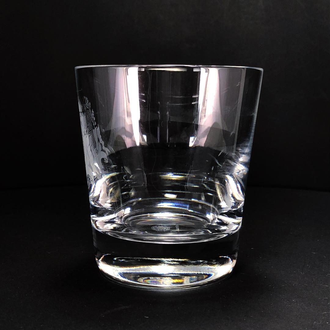 【美品・箱付き】Baccarat バカラ／バカラ村 紋章 パーフェクション タンブラー／クリスタルグラス／クリア／BC348