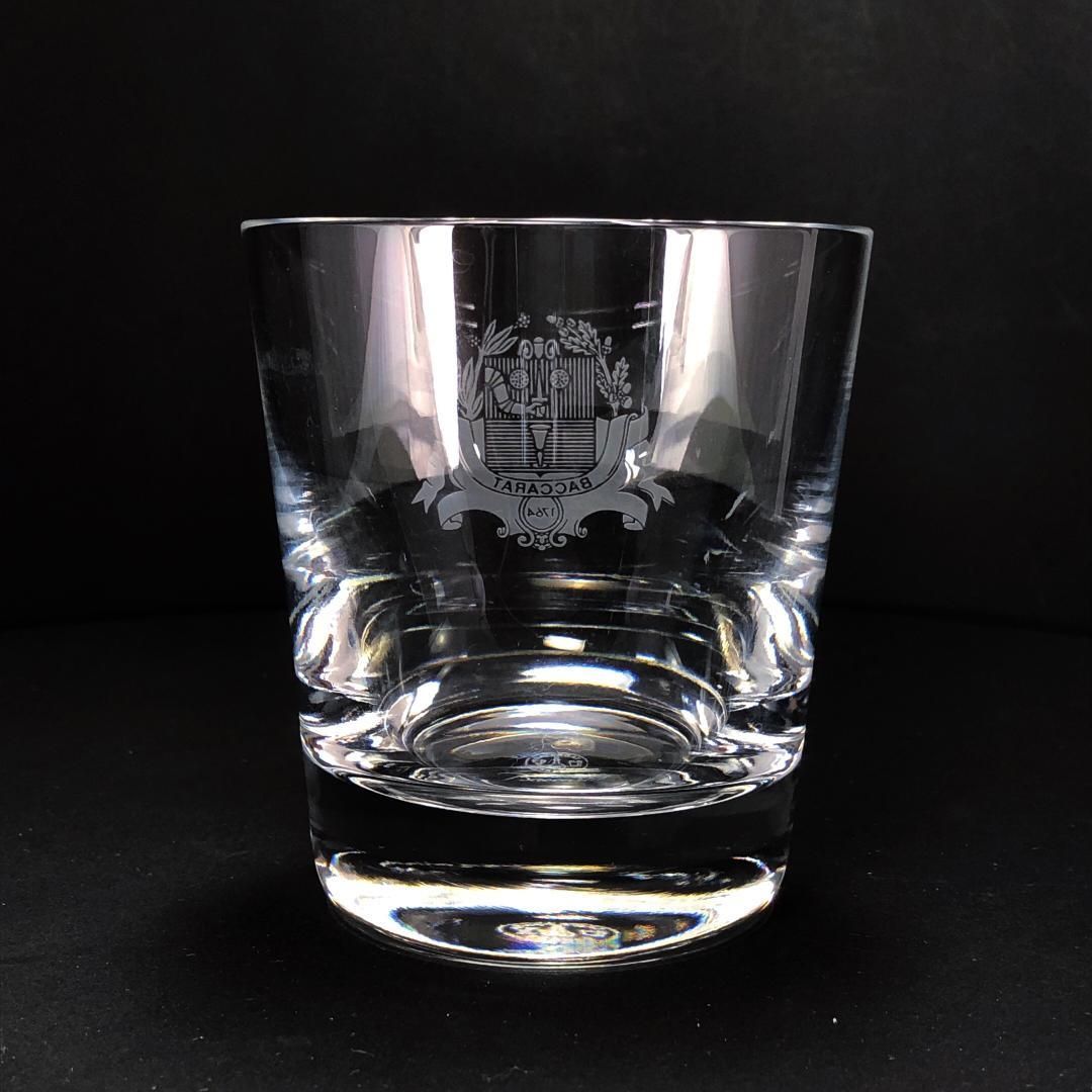 【美品・箱付き】Baccarat バカラ／バカラ村 紋章 パーフェクション タンブラー／クリスタルグラス／クリア／BC348