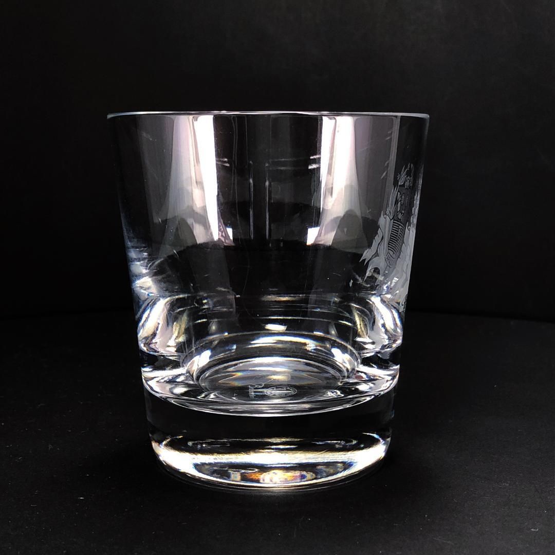 【美品・箱付き】Baccarat バカラ／バカラ村 紋章 パーフェクション タンブラー／クリスタルグラス／クリア／BC348