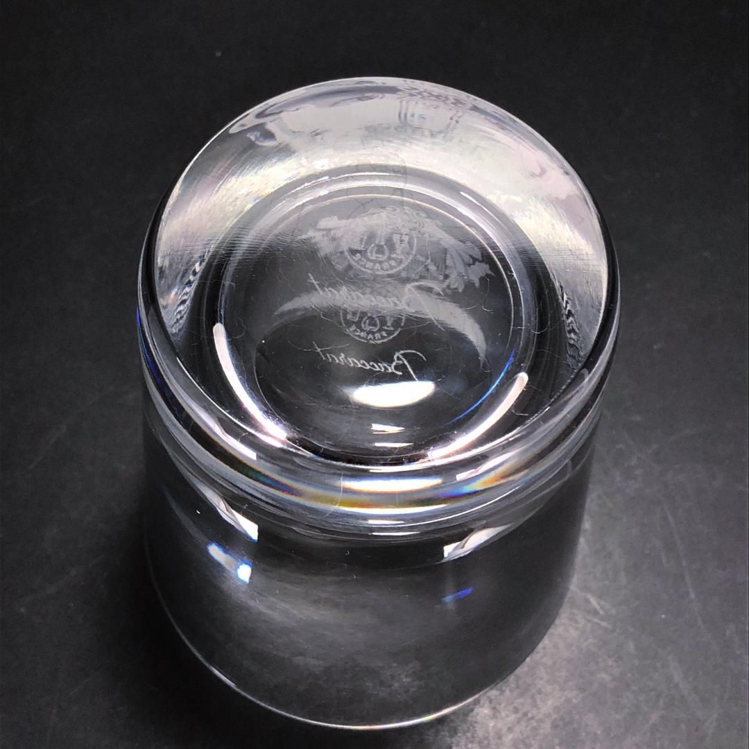 【美品・箱付き】Baccarat バカラ／バカラ村 紋章 パーフェクション タンブラー／クリスタルグラス／クリア／BC348