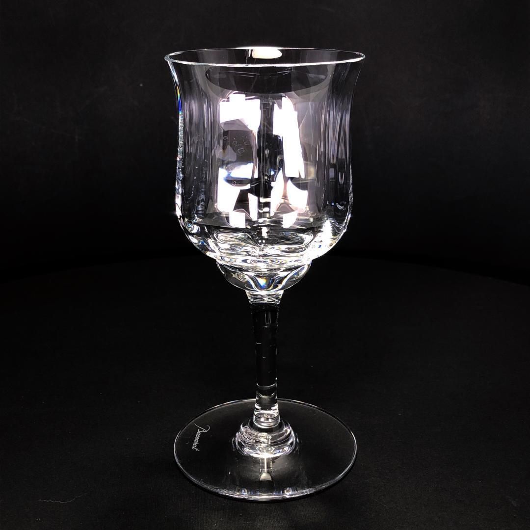 【美品・箱付き】Baccarat バカラ／カプリ ワイングラス／15.3cm／クリスタルグラス／クリア／BC326