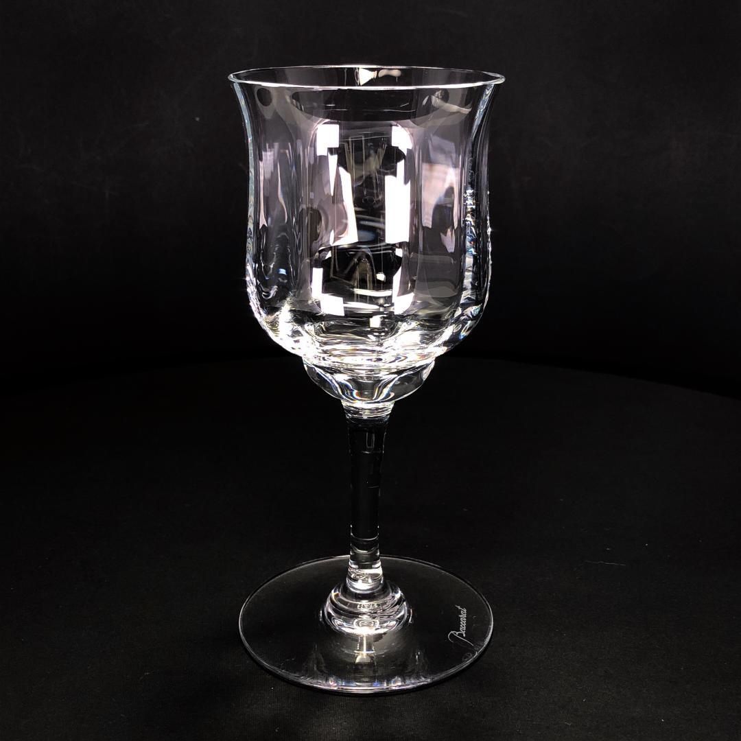 【美品・箱付き】Baccarat バカラ／カプリ ワイングラス／15.3cm／クリスタルグラス／クリア／BC326