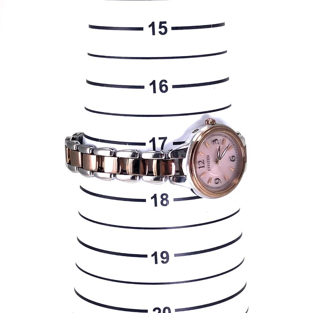 CITIZEN シチズン／レディース 腕時計／エコ・ドライブ ES7014-50W／ソーラークォーツ／ステンレス／シルバー・ゴールド・ピンク