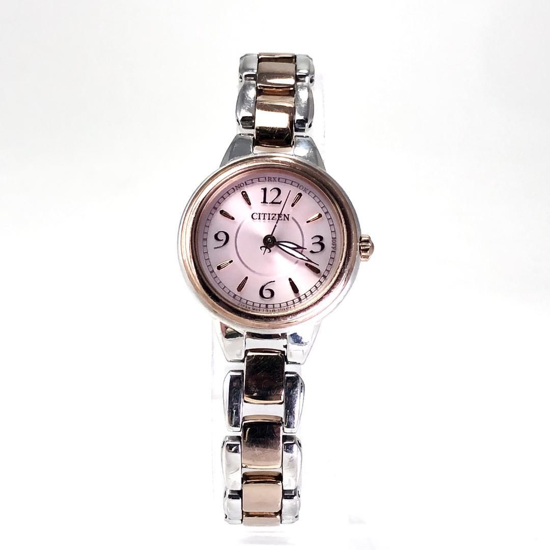 CITIZEN シチズン／レディース 腕時計／エコ・ドライブ ES7014-50W／ソーラークォーツ／ステンレス／シルバー・ゴールド・ピンク