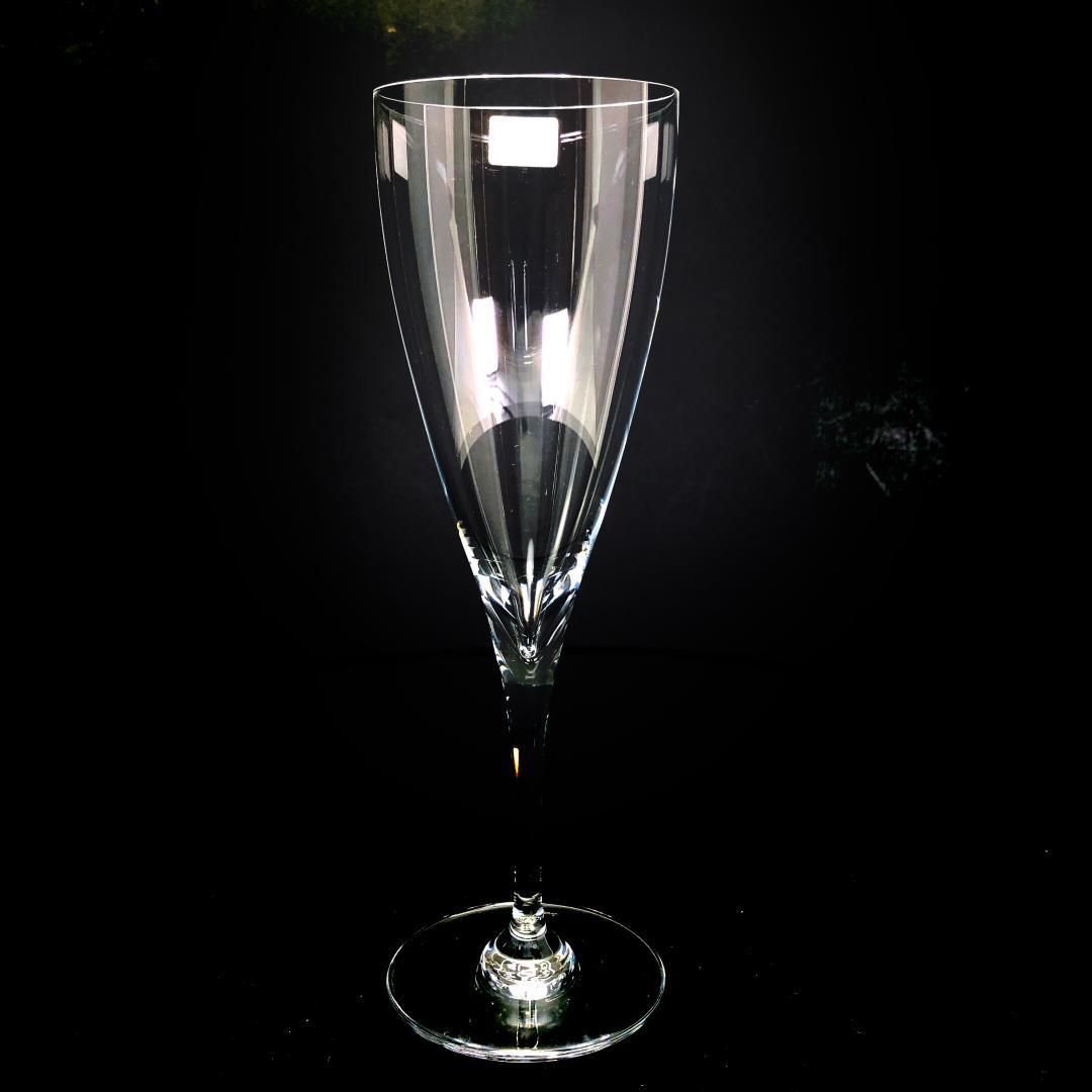 【美品・箱付き】Baccarat バカラ／ドンペリニヨン シャンパンフルート／クリスタルグラス／クリア／B346