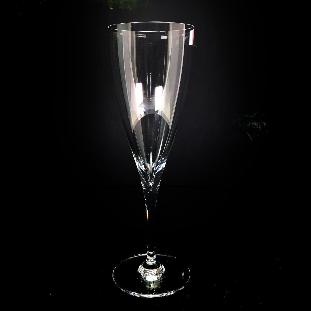 【美品・箱付き】Baccarat バカラ／ドンペリニヨン シャンパンフルート／クリスタルグラス／クリア／B346