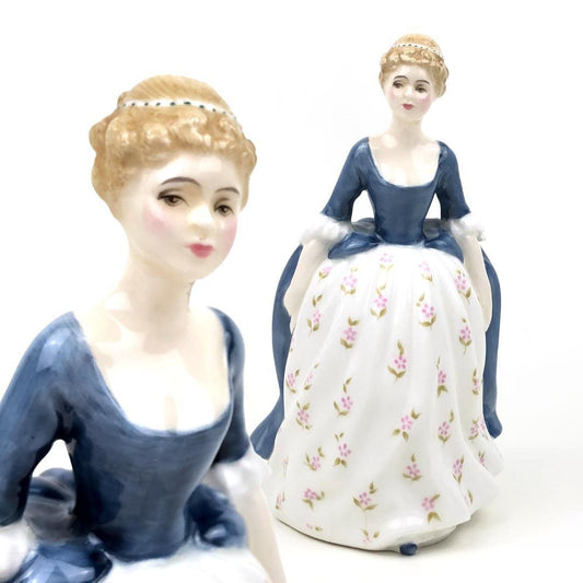 ROYAL DOULTON ロイヤルダルトン／陶器製人形 イギリス製 女性 人形／ボーンチャイナ／マルチカラー