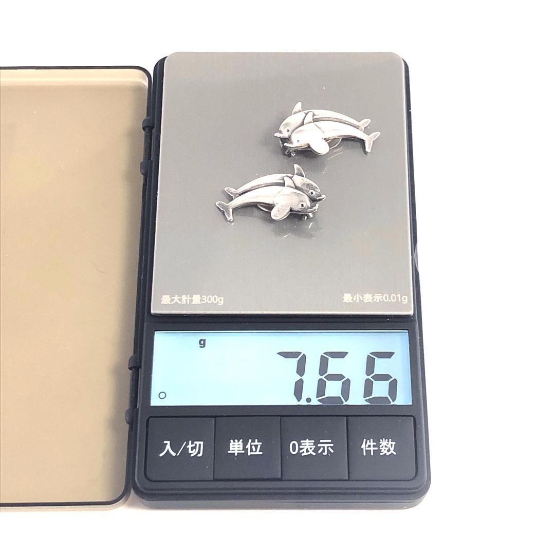 【美品・箱付き】Georg Jensen ジョージジェンセン／レディース ドルフィン イヤリング／129／SV925／シルバー