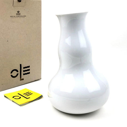 【美品・箱付】Royal Copenhagen ロイヤルコペンハーゲン／水差し／モダンオーレ・イェンセン カラフェ／陶器／白