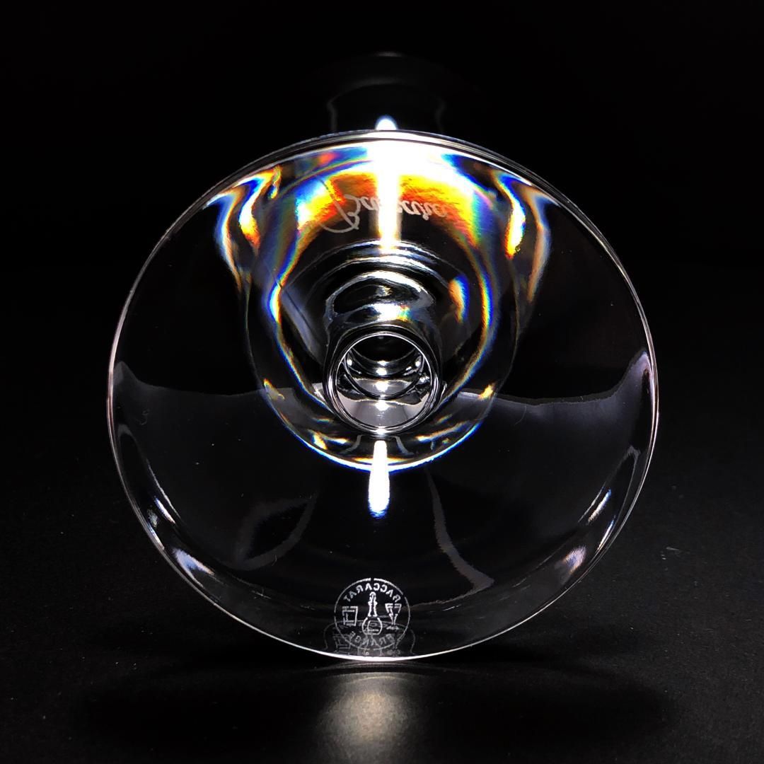 【美品】Baccarat バカラ／ベガ ワイングラス／18cm（Mサイズ）／クリスタルグラス／クリア／BC294