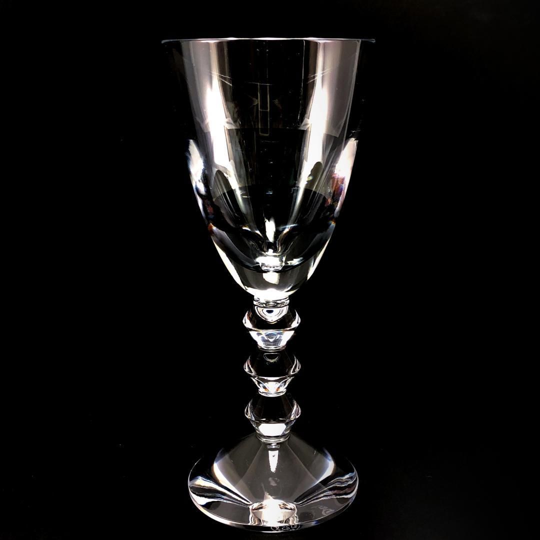 【美品】Baccarat バカラ／ベガ ワイングラス／18cm（Mサイズ）／クリスタルグラス／クリア／BC294