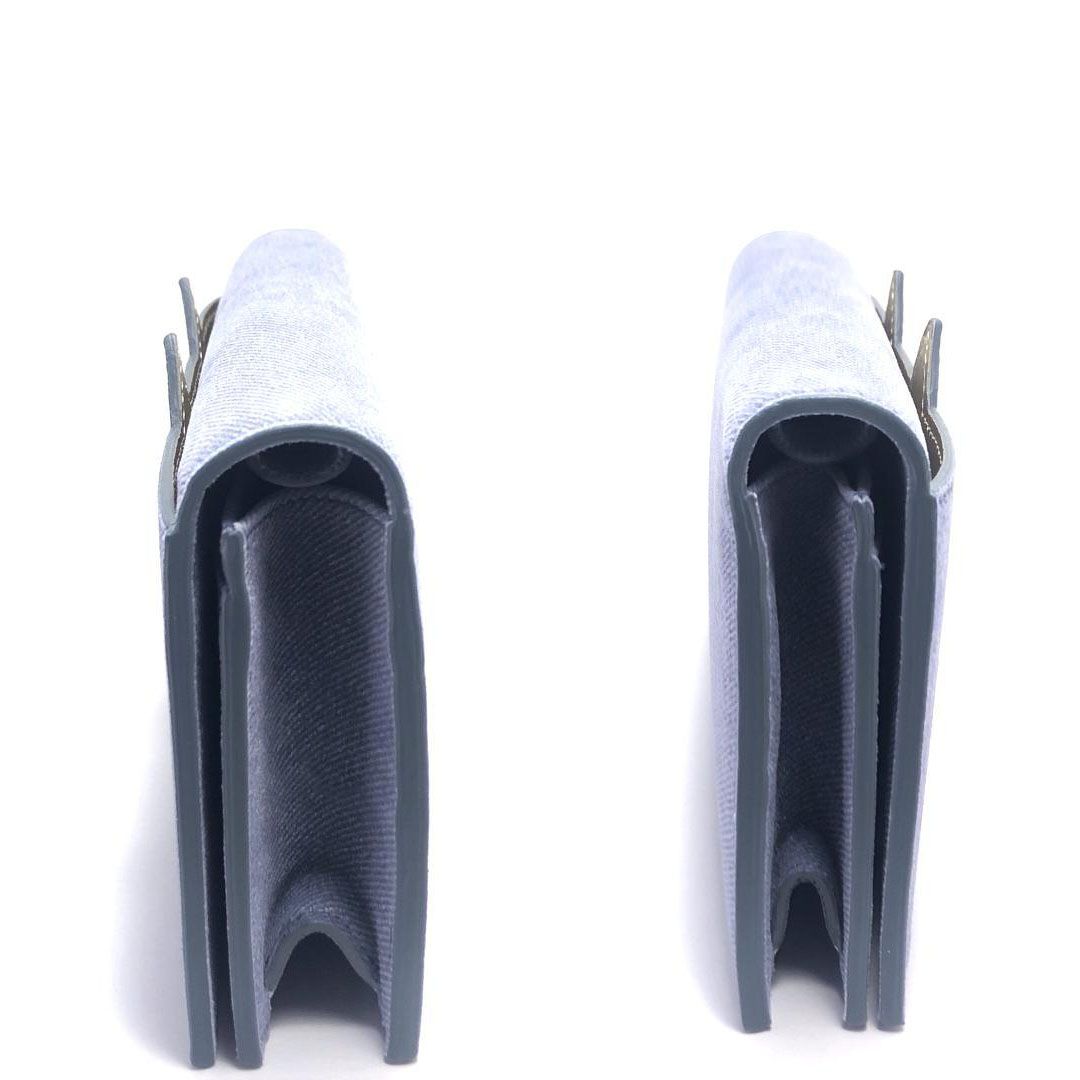 【美品・箱・保管袋付】Charlotte Olympia シャルロットオリンピア／ショルダーバッグ／猫／デニム・レザー／ブルー