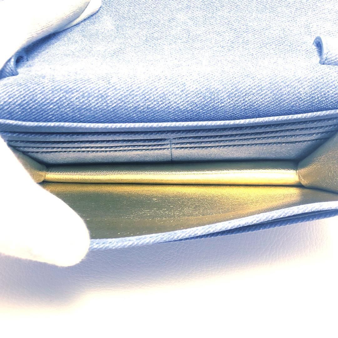 【美品・箱・保管袋付】Charlotte Olympia シャルロットオリンピア／ショルダーバッグ／猫／デニム・レザー／ブルー